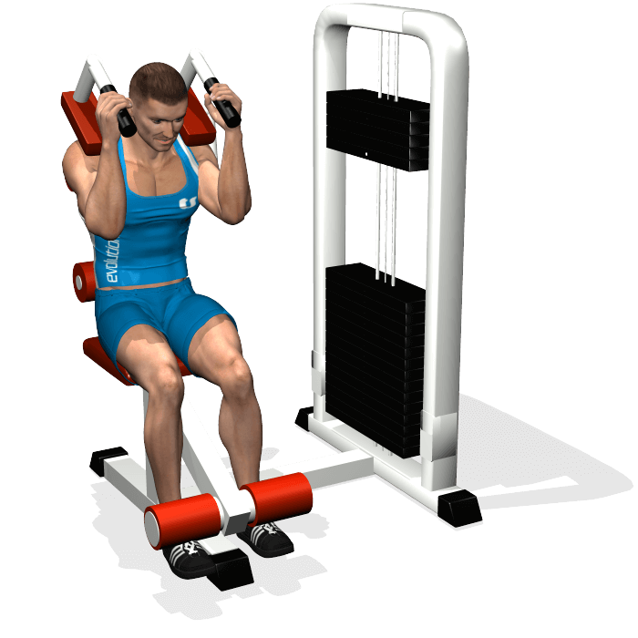 allenamento addominali chiusure abdominal machine fine