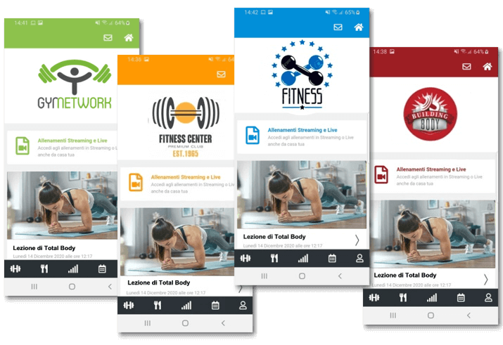 app evolutionfit personalizzata palestra personal trainer