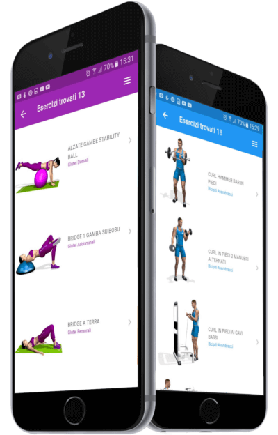 Usa l'app evolutionfit per gestire i tuoi allenamenti
