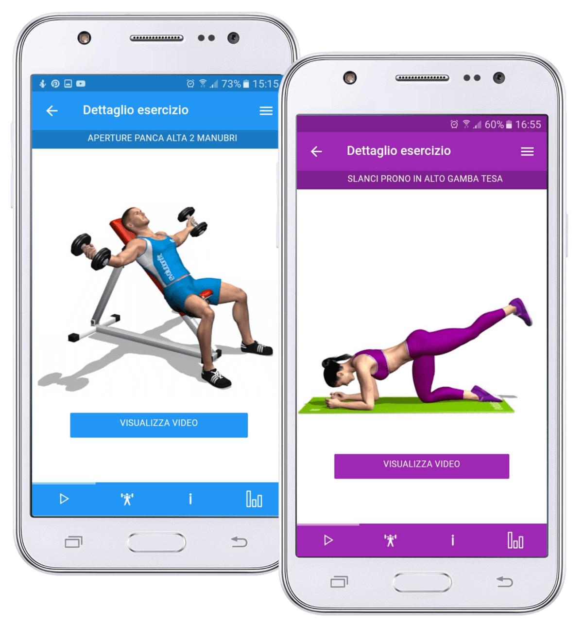 app schede allenamento per uomo e donna