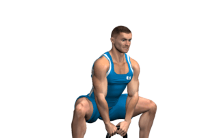 allenamento glutei sumo squat kettlebell fine