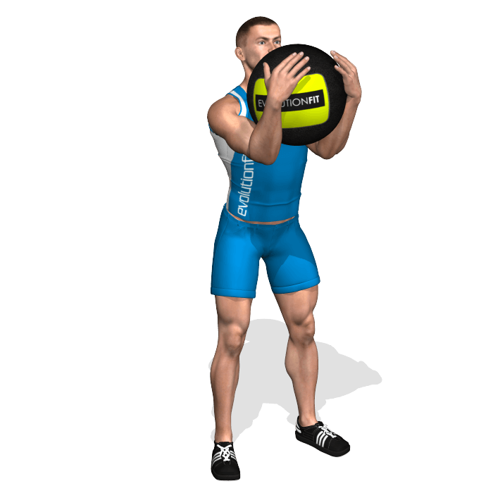Allenamento quadricipiti goblet squat wallball inizio allenamento quadricipiti goblet squat wallball inizio