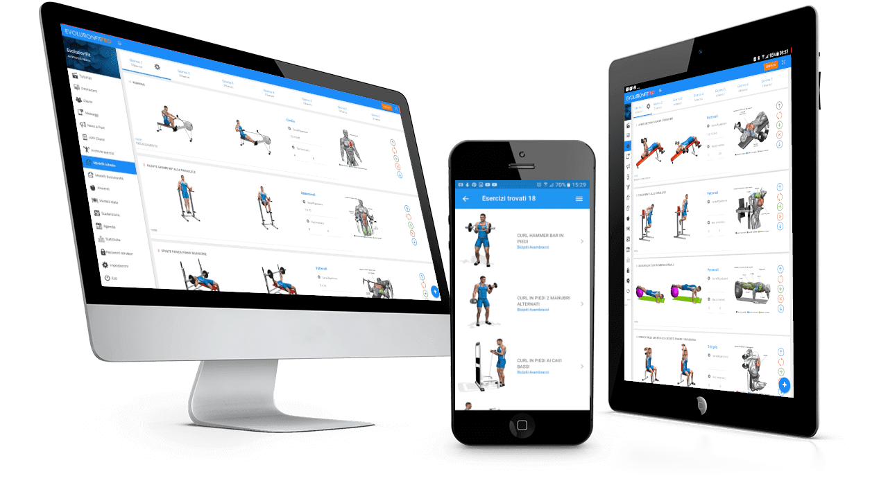 Software schede allenamento - EvolutionFit
