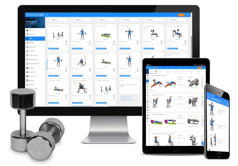 Software personal trainer EvolutionFit